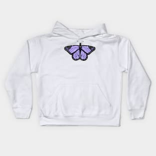 Purple Butterfly Kids Hoodie